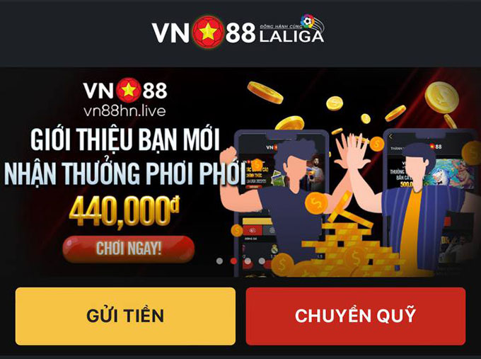 Nạp tiền Vn88